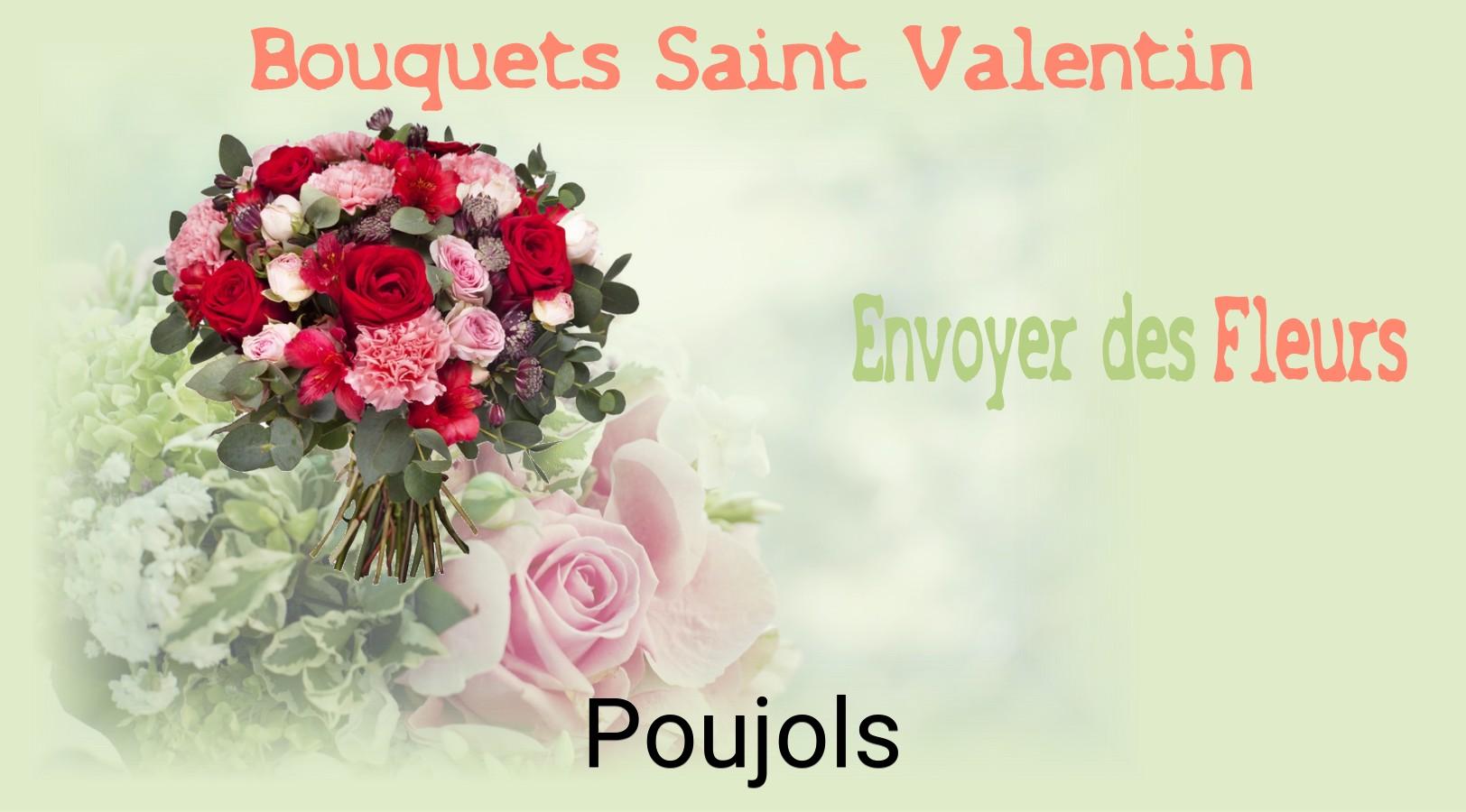 Roses de Saint-Valentin livrées à Poujols